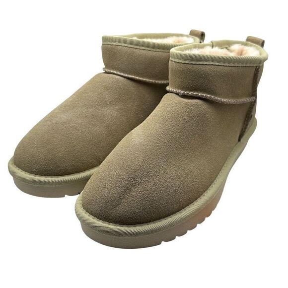 CUSHIONAIRE Women's pull on boot 9 SAND - Picture 3 of 7